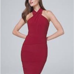 Cute Criss Cross Red Dress